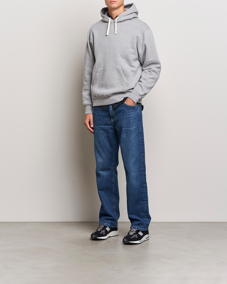 Heren | Truien | BEAMS PLUS | Japanese Cotton Hoodie Grey