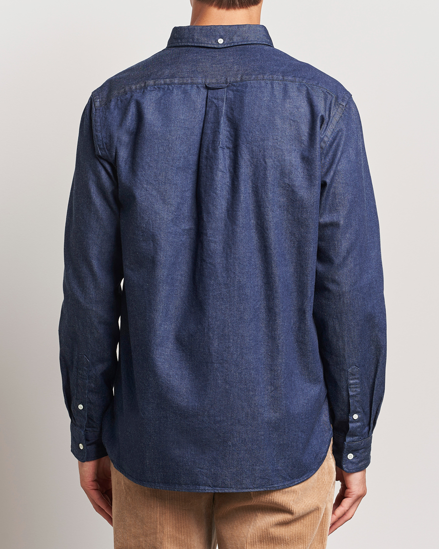Heren | Overhemden | BEAMS PLUS | Denim Button Down Shirt Dark Indigo