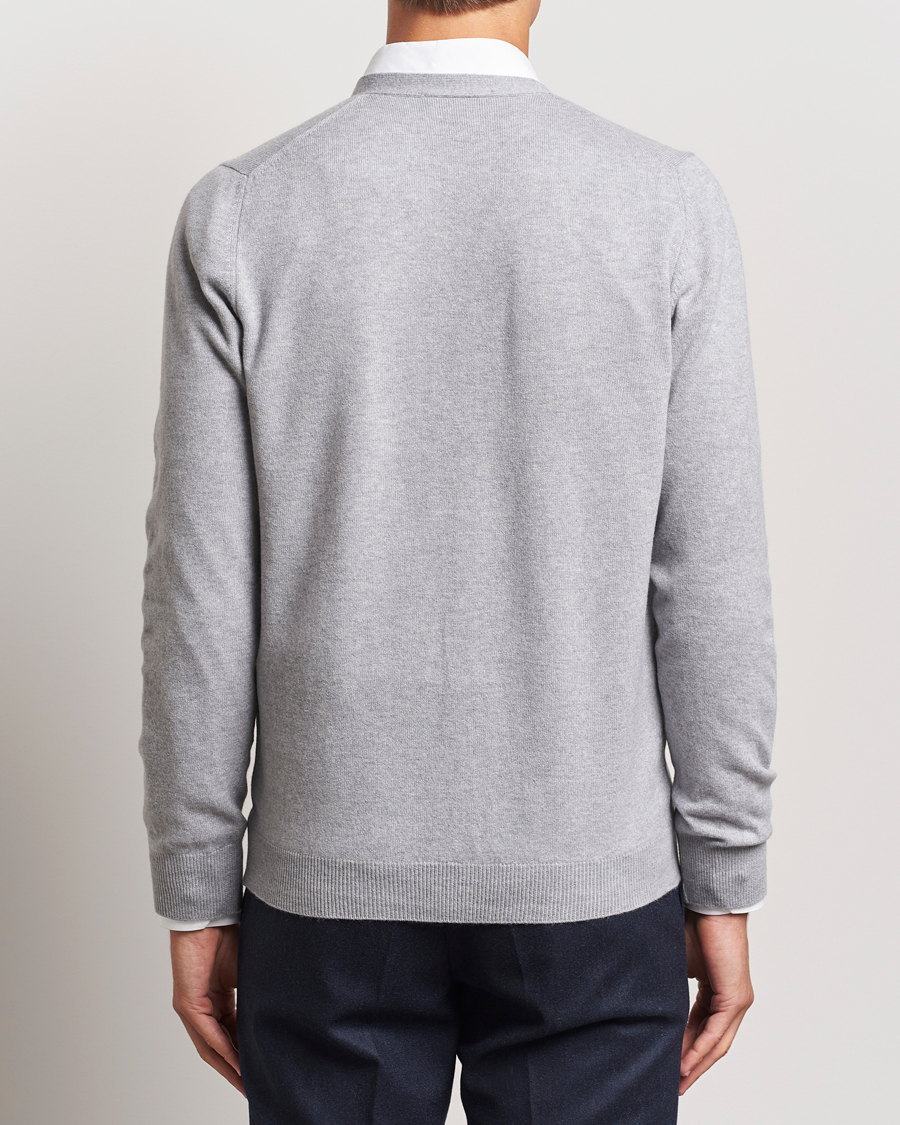 Heren | Truien | Gran Sasso | Wool/Cashmere Cardigan Light Grey