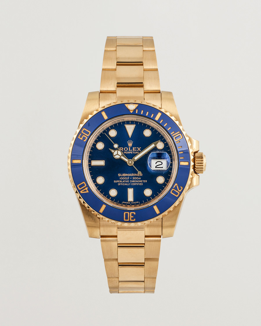 Heren | Rolex Pre-Owned Submariner Date 18K 116618LB Gold | Rolex Pre-Owned | Submariner Date 18K 116618LB Gold