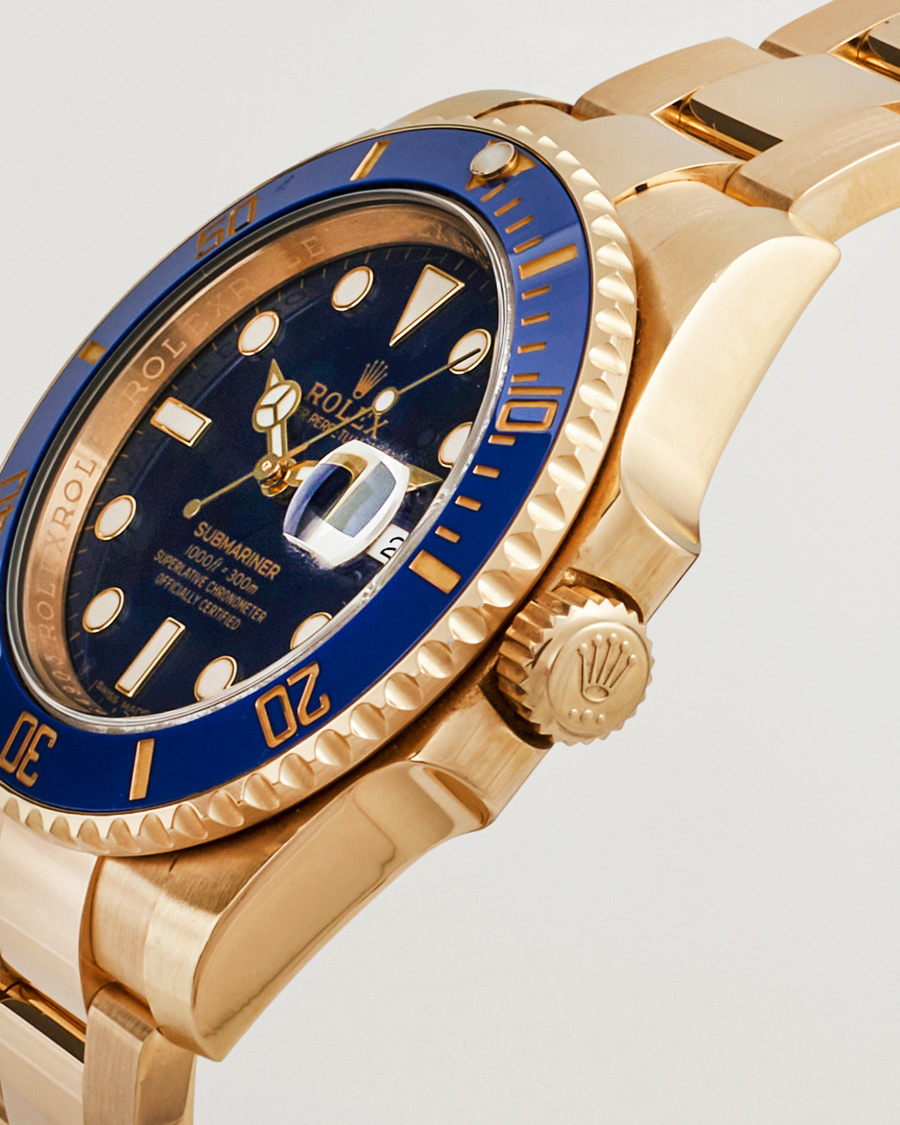 Heren | Rolex Pre-Owned Submariner Date 18K 116618LB Gold | Rolex Pre-Owned | Submariner Date 18K 116618LB Gold