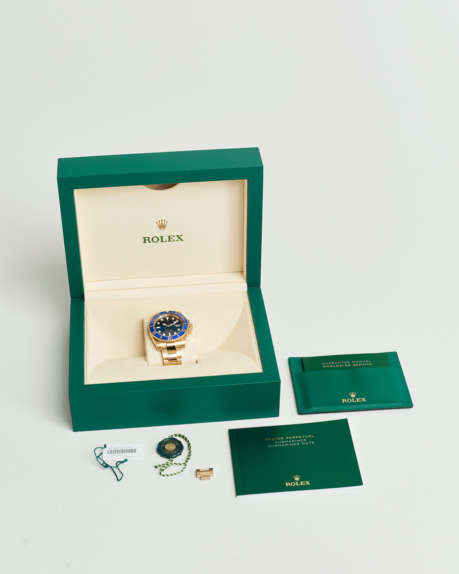 Heren | Rolex Pre-Owned Submariner Date 18K 116618LB Gold | Rolex Pre-Owned | Submariner Date 18K 116618LB Gold