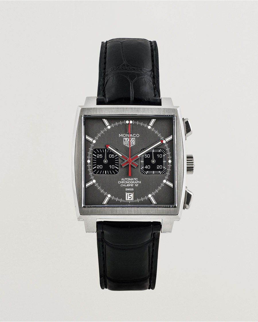 Heren | Tag Heuer Pre-Owned Monaco Final Edition Silver | Tag Heuer Pre-Owned | Monaco Final Edition Silver