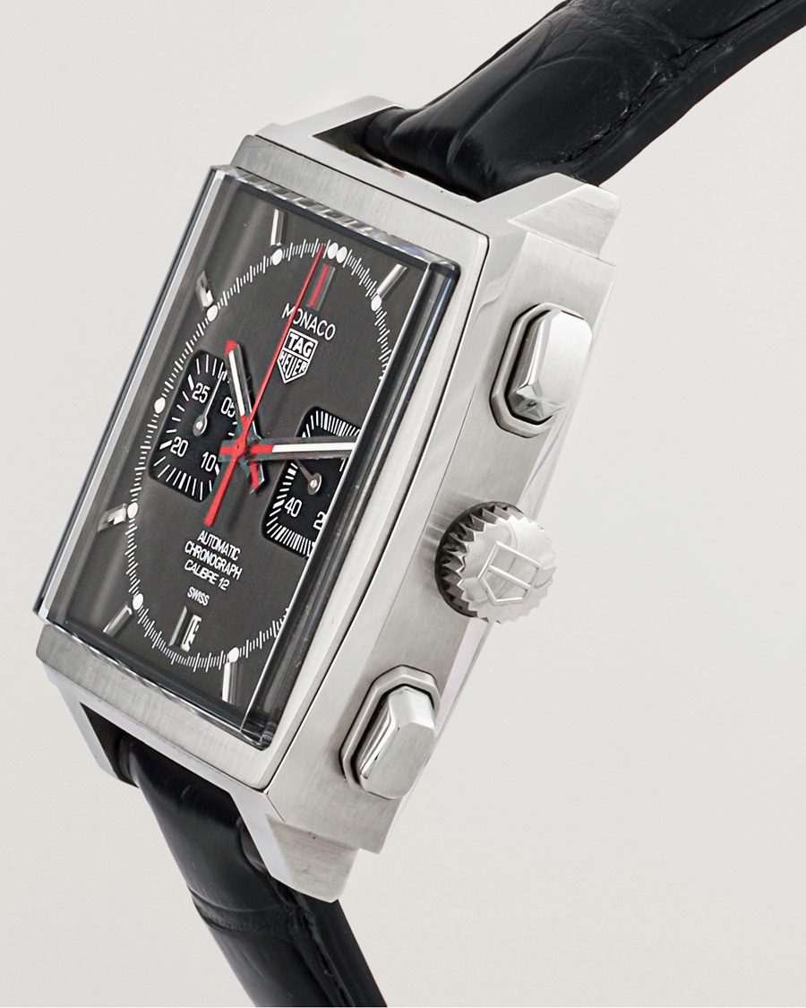 Heren | Tag Heuer Pre-Owned Monaco Final Edition Silver | Tag Heuer Pre-Owned | Monaco Final Edition Silver