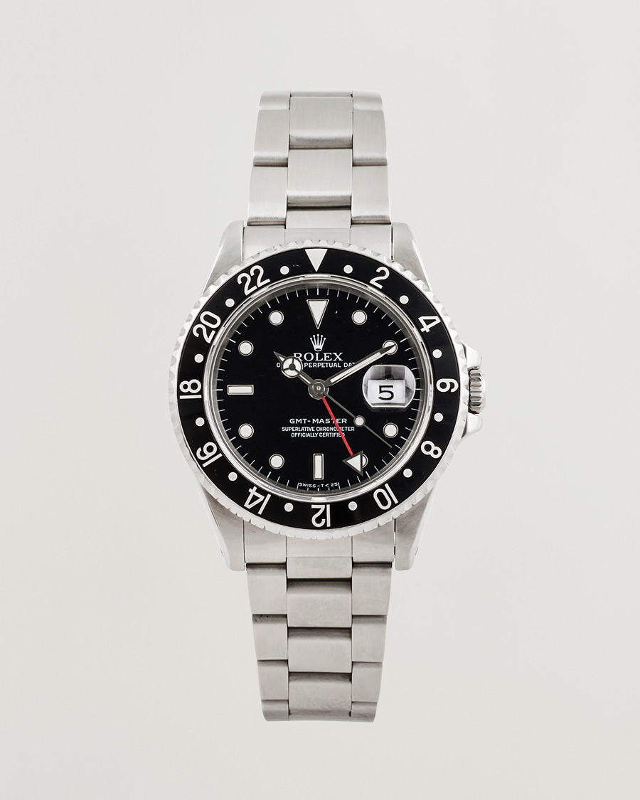 Heren | Rolex Pre-Owned Gmt-Master 16700 Silver | Rolex Pre-Owned | Gmt-Master 16700 Silver
