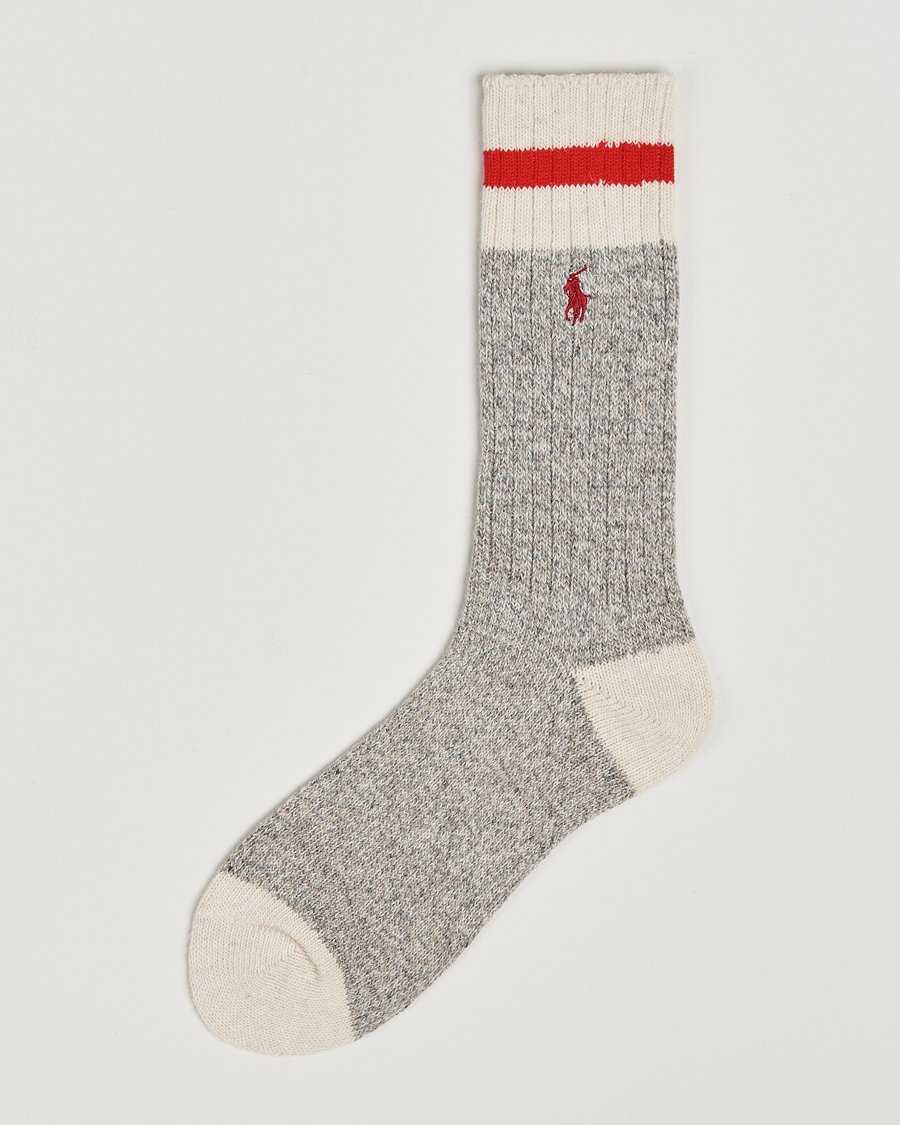 Heren | Ondergoed | Polo Ralph Lauren | Wool Rag Boot Sock Grey Heather