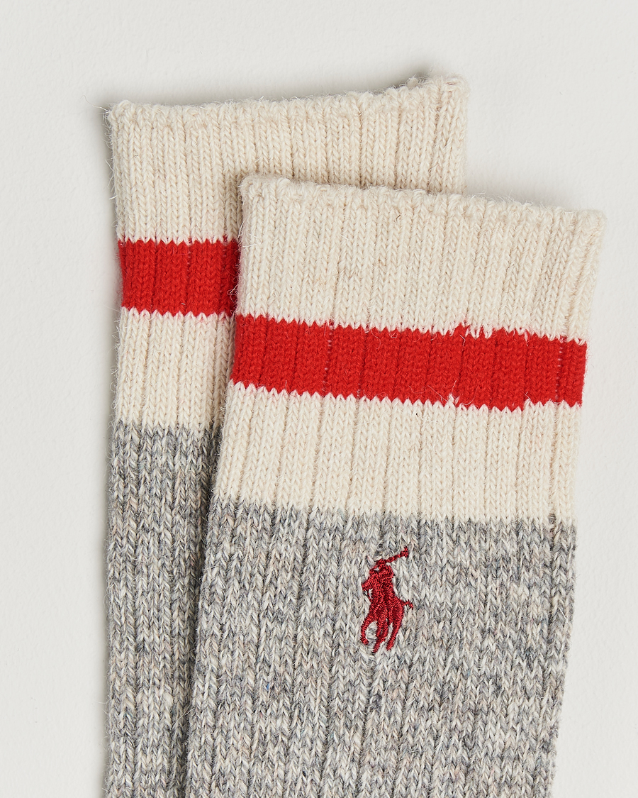 Heren | Ondergoed | Polo Ralph Lauren | Wool Rag Boot Sock Grey Heather