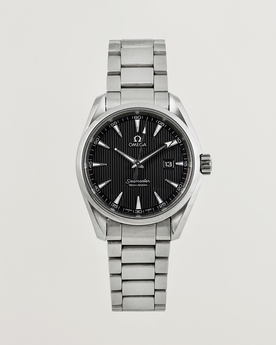 Heren | Omega Pre-Owned Seamaster Aqua Terra Silver | Omega Pre-Owned | Seamaster Aqua Terra Silver