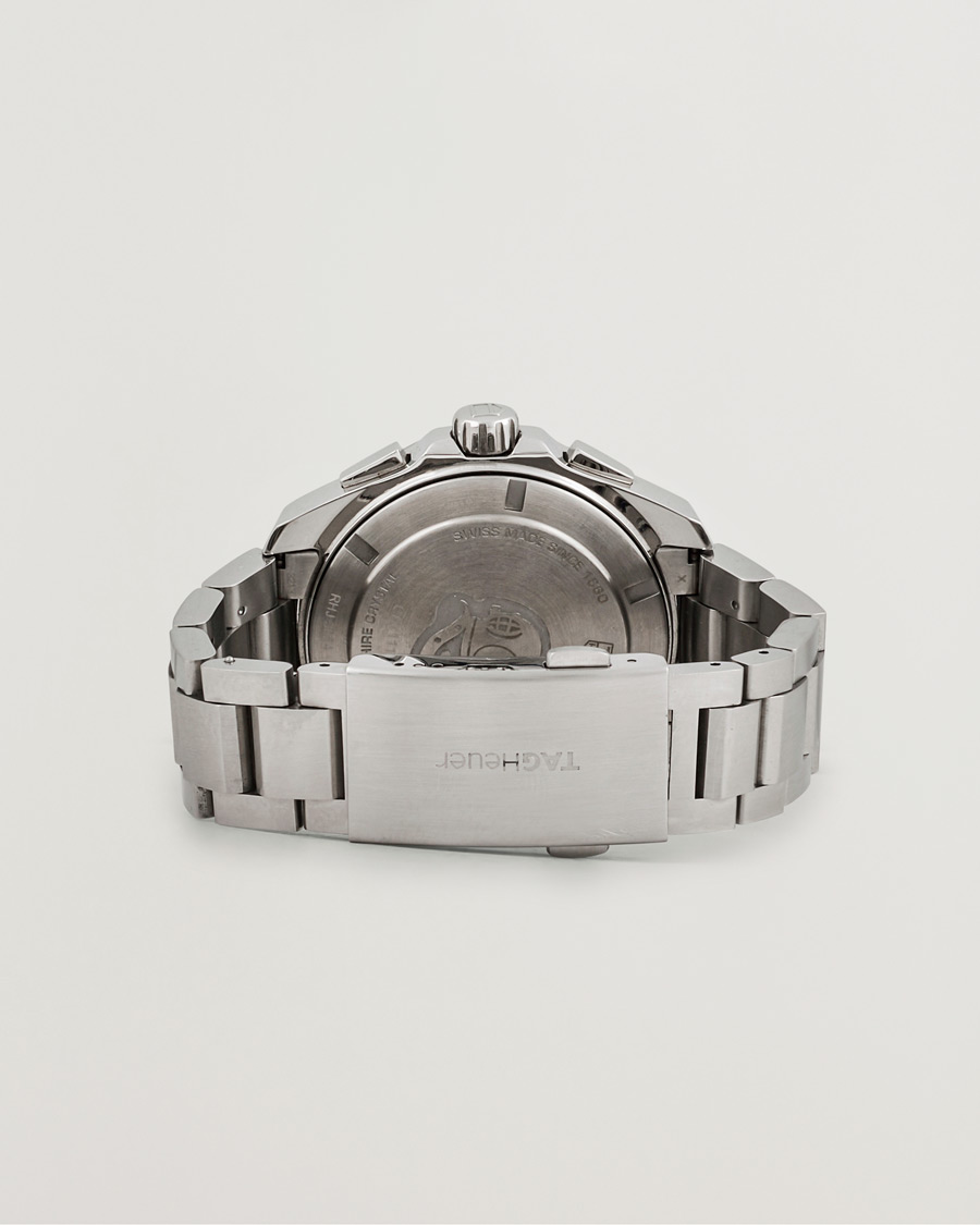 Heren | Tag Heuer Pre-Owned Aquaracer Chrono Silver | Tag Heuer Pre-Owned | Aquaracer Chrono Silver