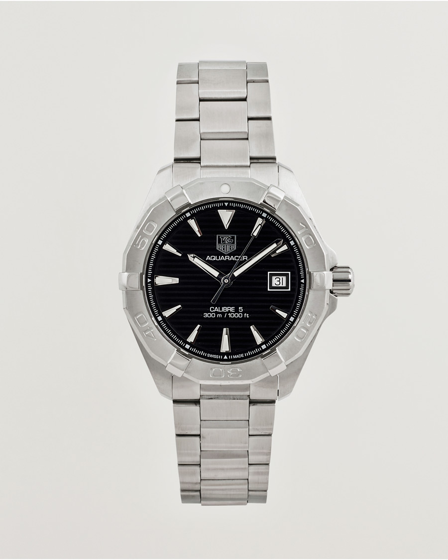 Heren | Tag Heuer Pre-Owned Aquaracer Caliber 5 Silver | Tag Heuer Pre-Owned | Aquaracer Caliber 5 Silver