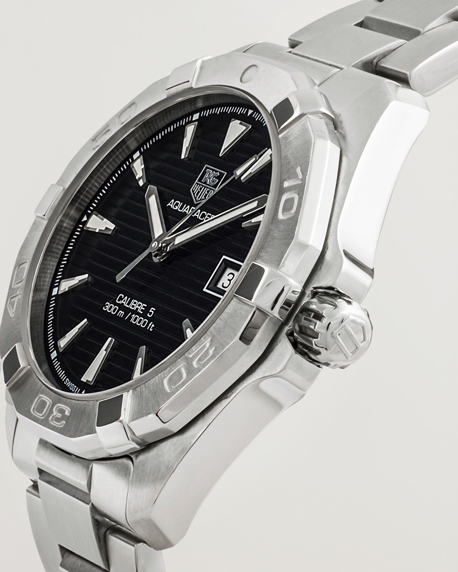 Heren | Tag Heuer Pre-Owned Aquaracer Caliber 5 Silver | Tag Heuer Pre-Owned | Aquaracer Caliber 5 Silver