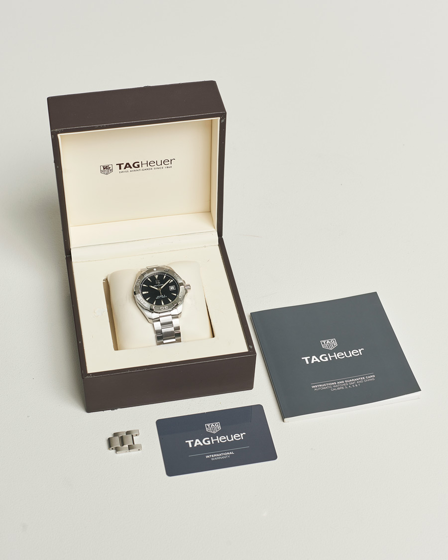 Heren | Tag Heuer Pre-Owned Aquaracer Caliber 5 Silver | Tag Heuer Pre-Owned | Aquaracer Caliber 5 Silver