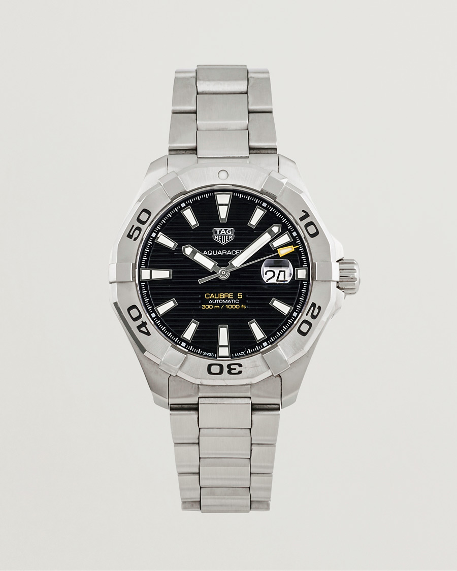 Heren | Tag Heuer Pre-Owned Aquaracer Caliber 5 Silver | Tag Heuer Pre-Owned | Aquaracer Caliber 5 Silver