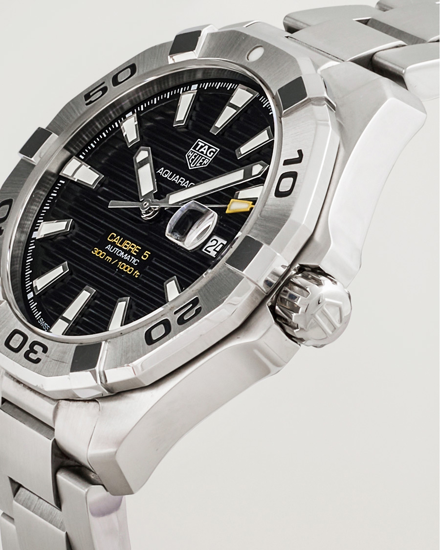 Heren | Tag Heuer Pre-Owned Aquaracer Caliber 5 Silver | Tag Heuer Pre-Owned | Aquaracer Caliber 5 Silver