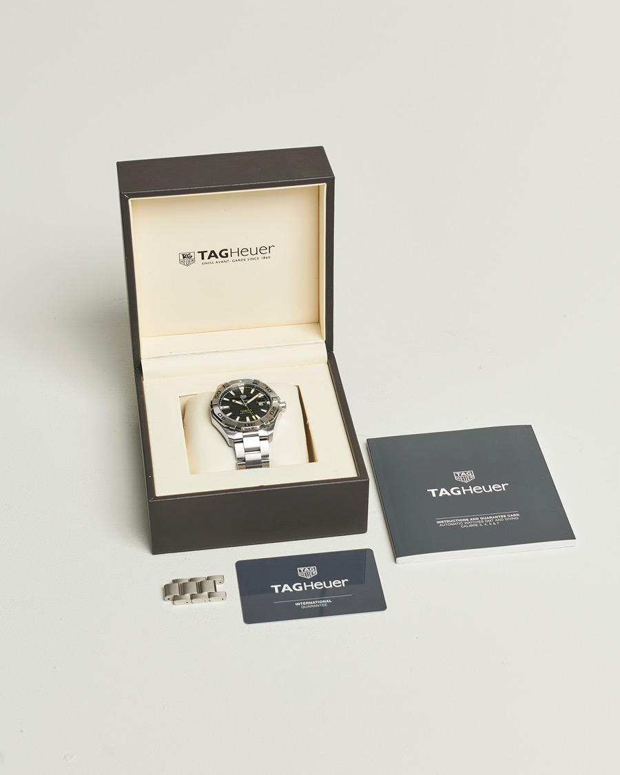 Heren | Tag Heuer Pre-Owned Aquaracer Caliber 5 Silver | Tag Heuer Pre-Owned | Aquaracer Caliber 5 Silver