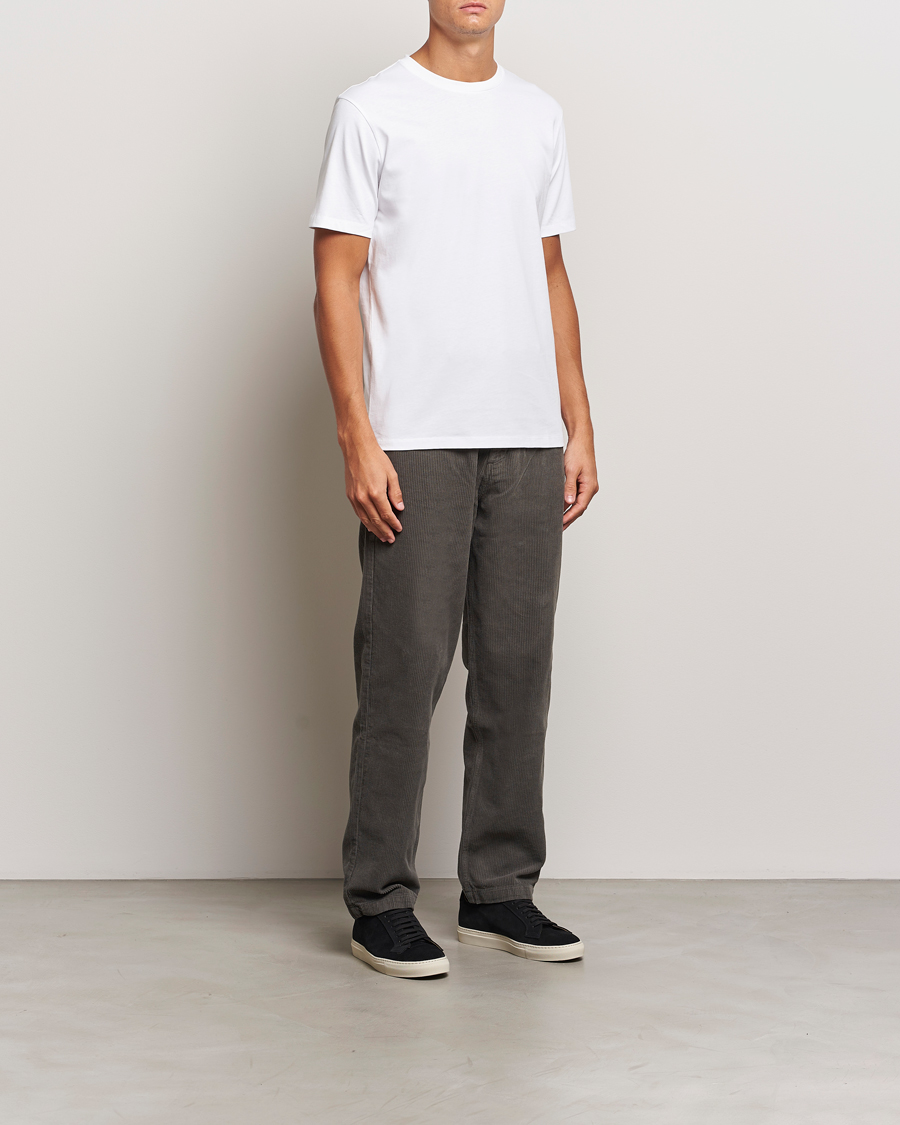Heren | T-shirts | A Day's March | Midweight T-Shirt White