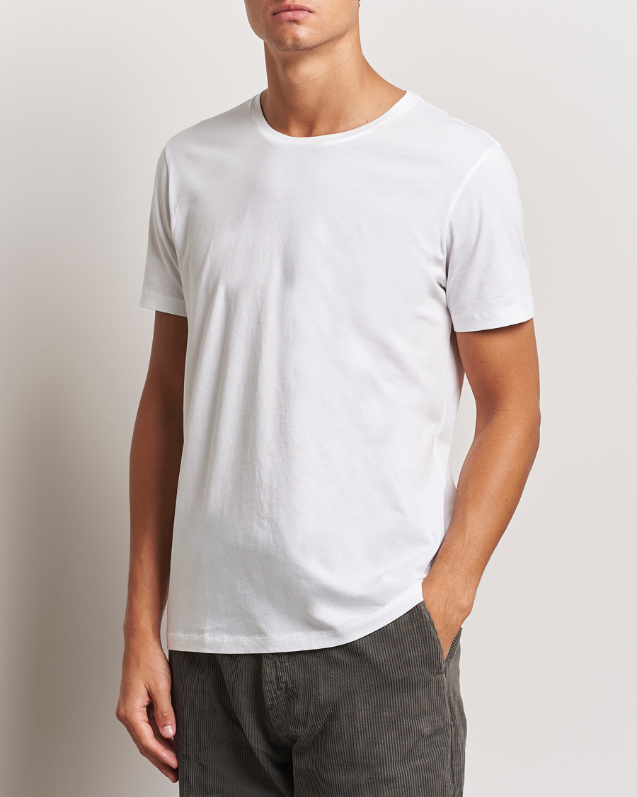 Heren | T-shirts | A Day's March | Lightweight T-Shirt White