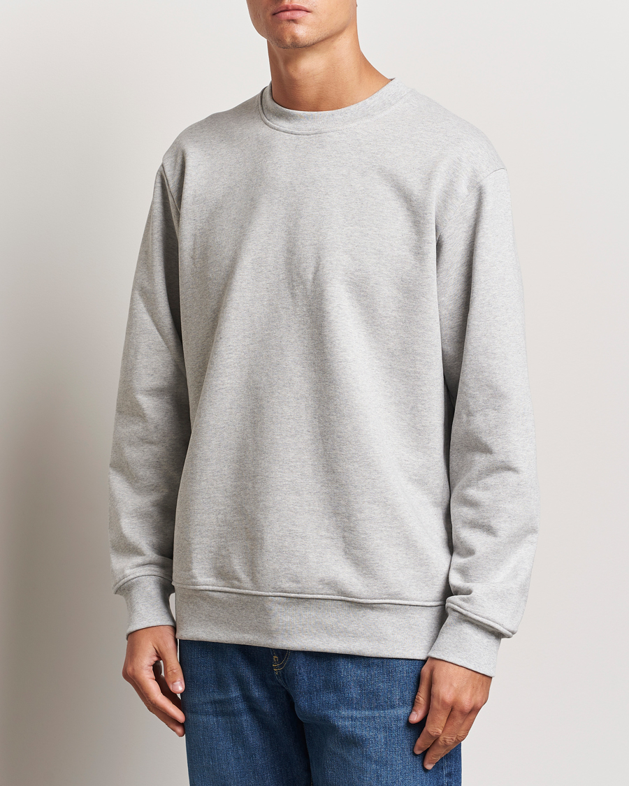 Heren | Truien | A Day's March | Etienne Sweatshirt Grey Melange
