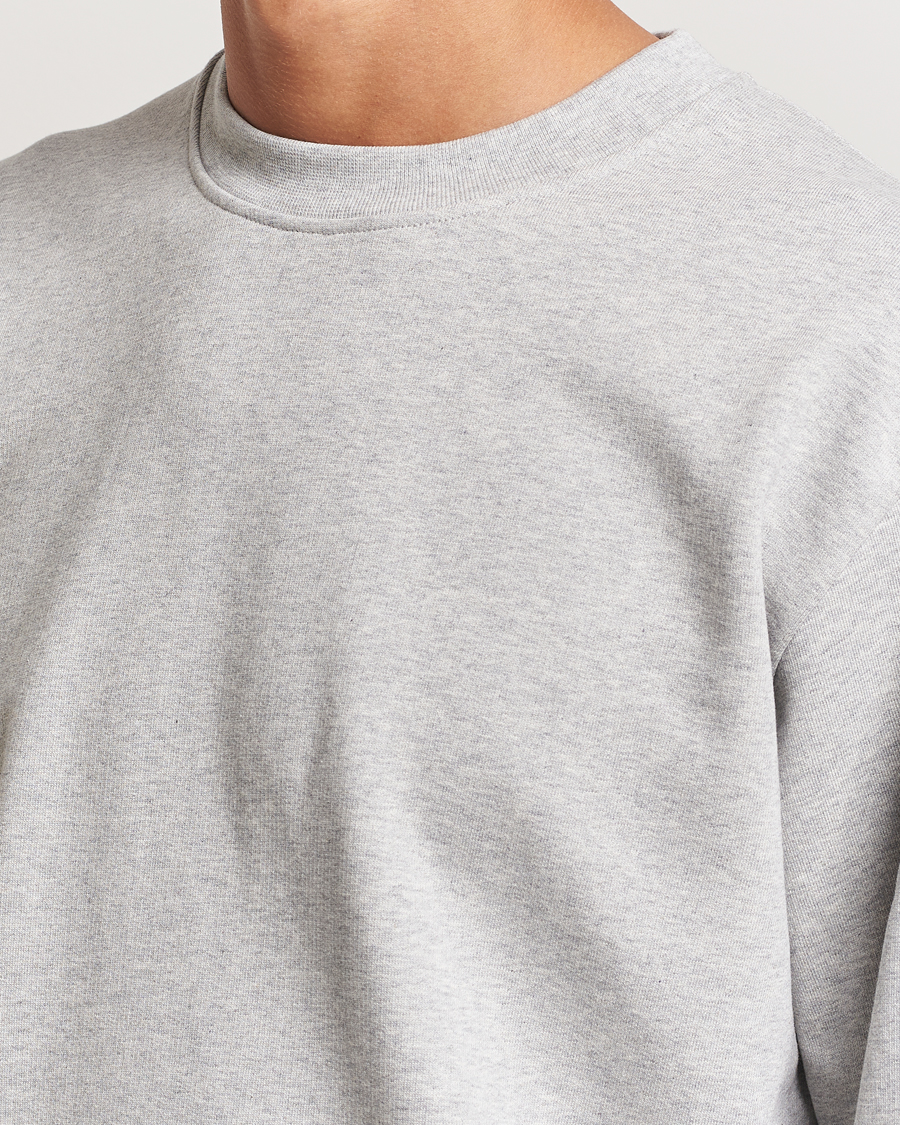 Heren | Truien | A Day's March | Etienne Sweatshirt Grey Melange