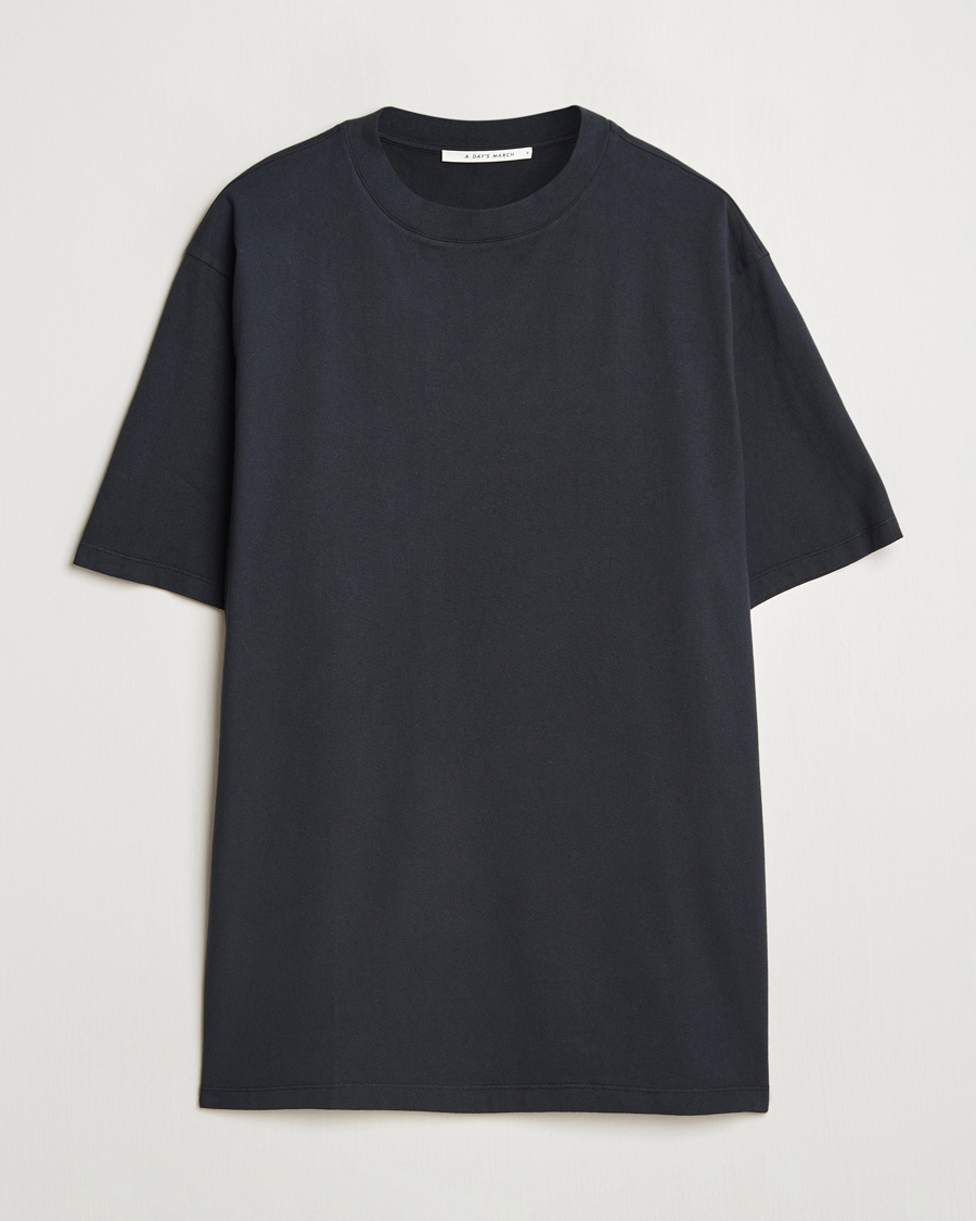 Heren | T-shirts | A Day's March | Tron Relaxed T-Shirt Black