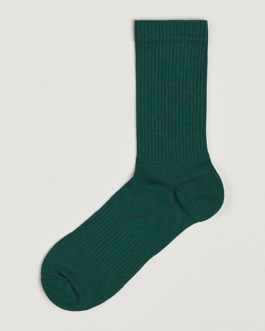 Heren | Ondergoed | Sweyd | Crew Cotton Socks Green