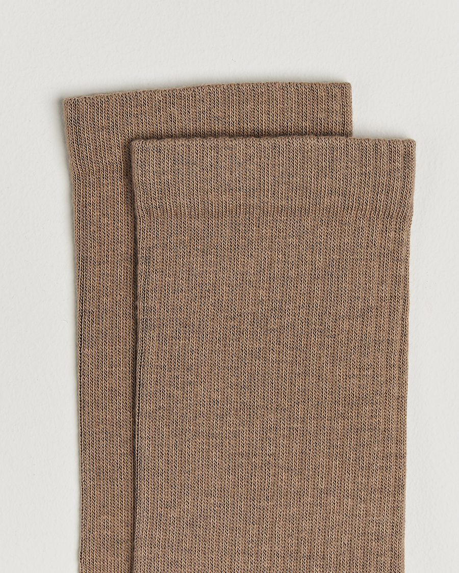 Heren | Ondergoed | Sweyd | Crew Cotton Socks Sand