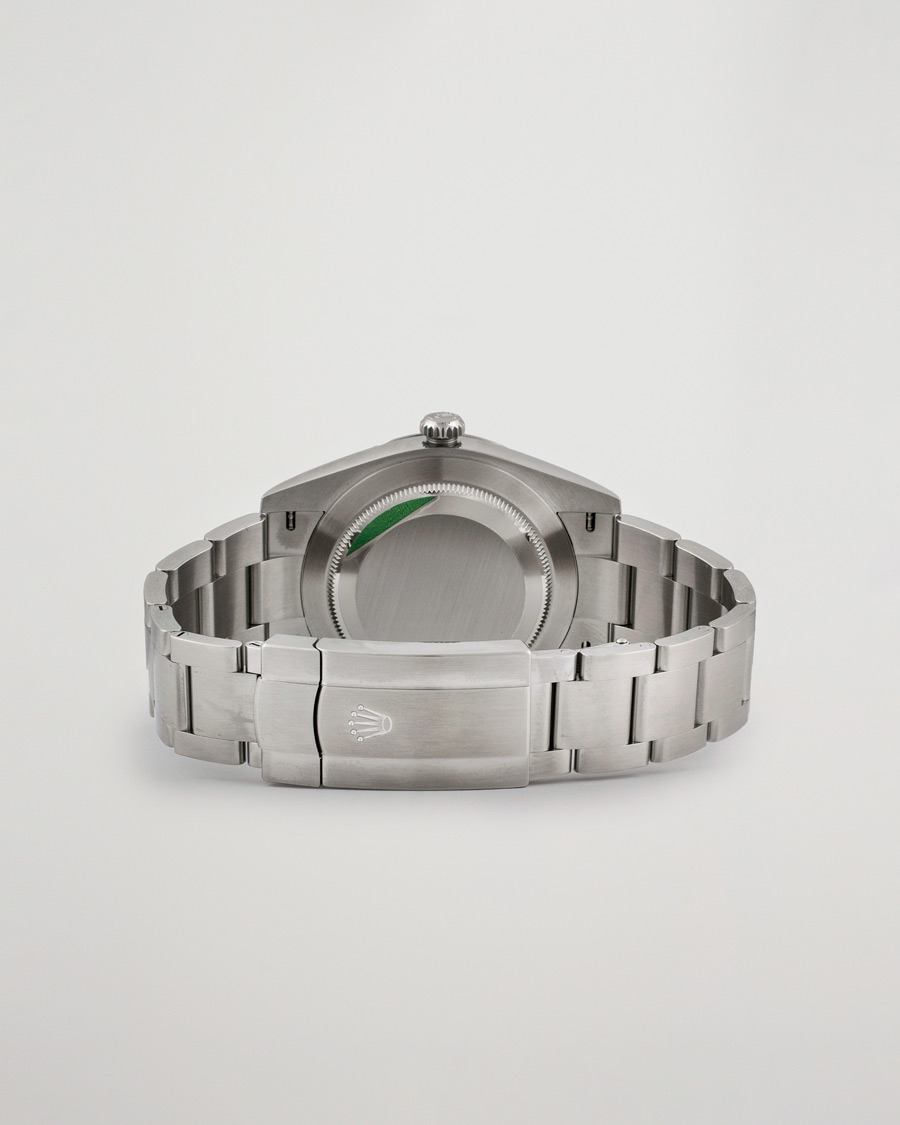 Heren | Rolex Pre-Owned Oyster Perpetual 124300 Black Silver | Rolex Pre-Owned | Oyster Perpetual 124300 Black Silver