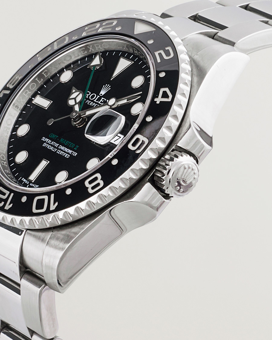 Heren | Rolex Pre-Owned GMT-MASTER II 116710LN Silver | Rolex Pre-Owned | GMT-MASTER II 116710LN Silver