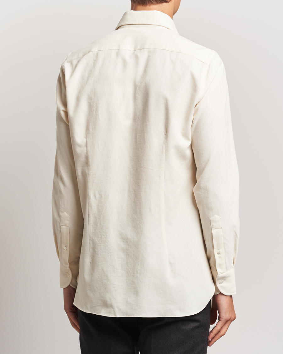 Heren | Overhemden | 100Hands | Japan Corduroy Shirt Off White