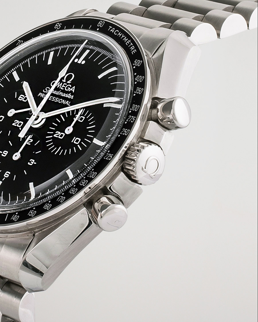 Heren | Omega Pre-Owned Speedmaster Moonwatch PRO 005 Steel Black Silver | Omega Pre-Owned | Speedmaster Moonwatch PRO 005 Steel Black Silver