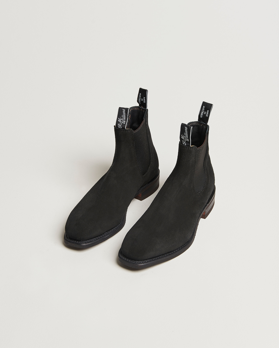 Heren | Laarzen | R.M.Williams | Comfort Craftsman G Boot Black Suede