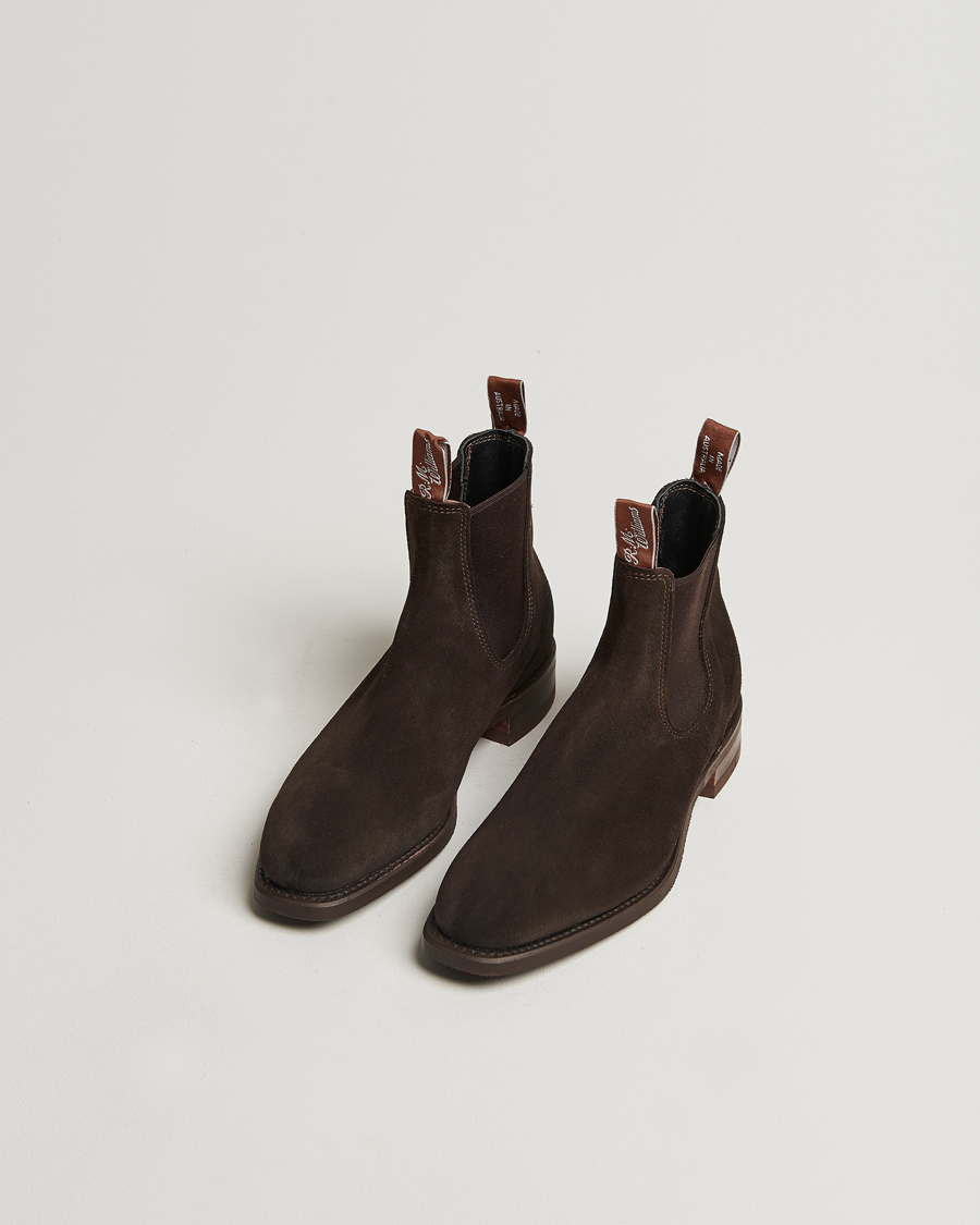 Heren | Laarzen | R.M.Williams | Comfort Craftsman G Boot Chocolate Suede