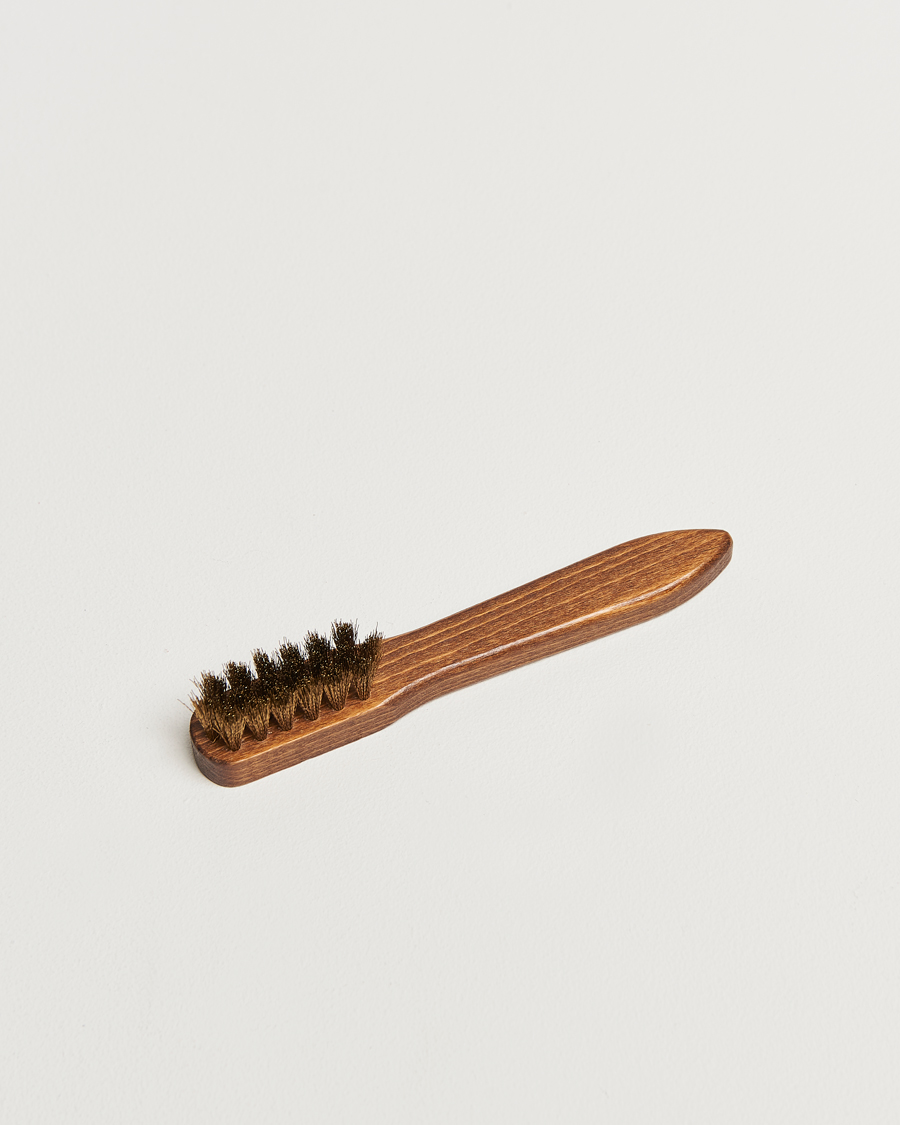 Heren | Schoenverzorging | R.M.Williams | Suede Brass Bristle Brush Natural