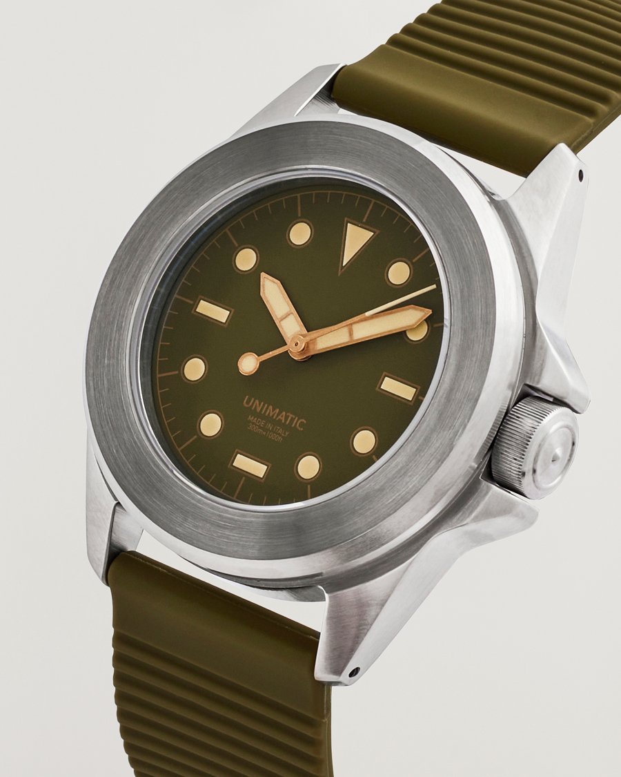 Heren | UNIMATIC Modello Quattro - Limited Watch Olive | UNIMATIC | Modello Quattro - Limited Watch Olive