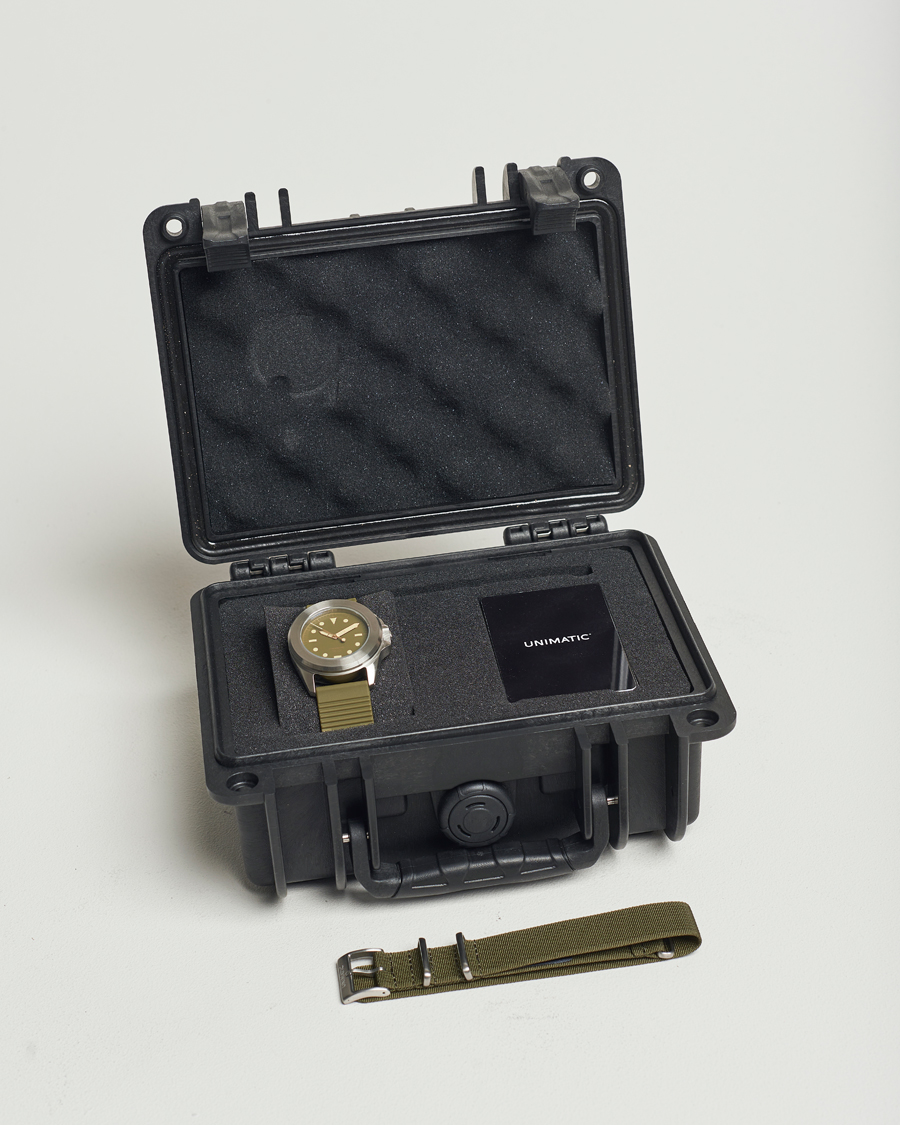 Heren | UNIMATIC Modello Quattro - Limited Watch Olive | UNIMATIC | Modello Quattro - Limited Watch Olive