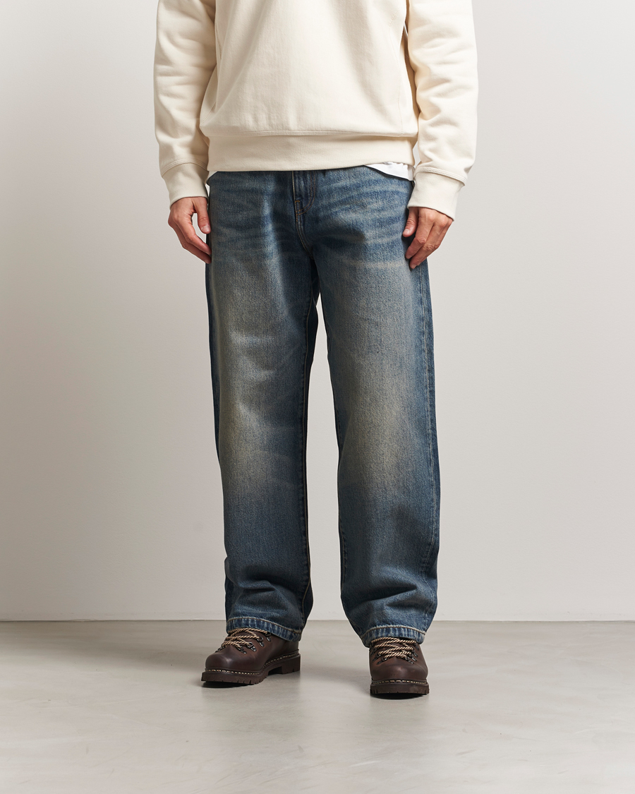 Heren | Jeans | Carhartt WIP | Landon Pant Smith Denim Blue Worn