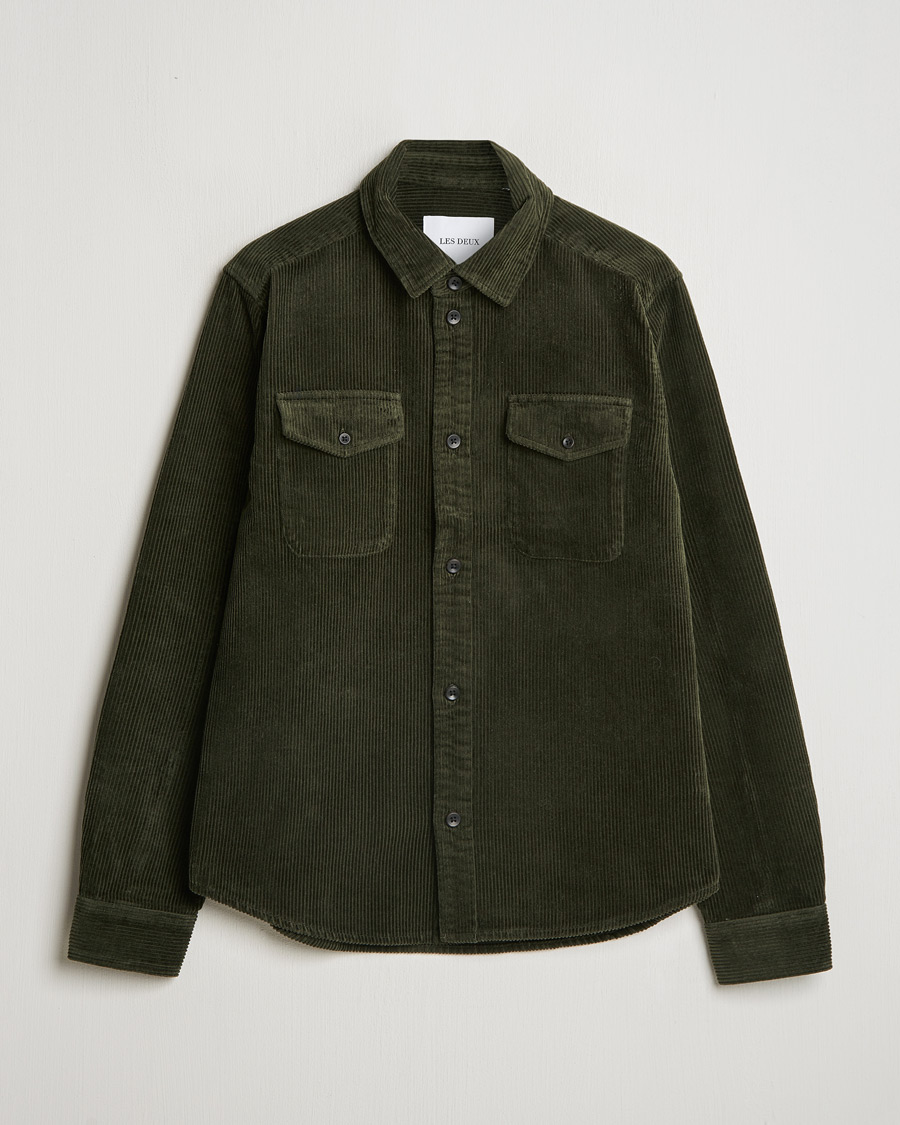Heren | Overhemden | LES DEUX | Kody Heavy Corduroy Overshirt Rosin