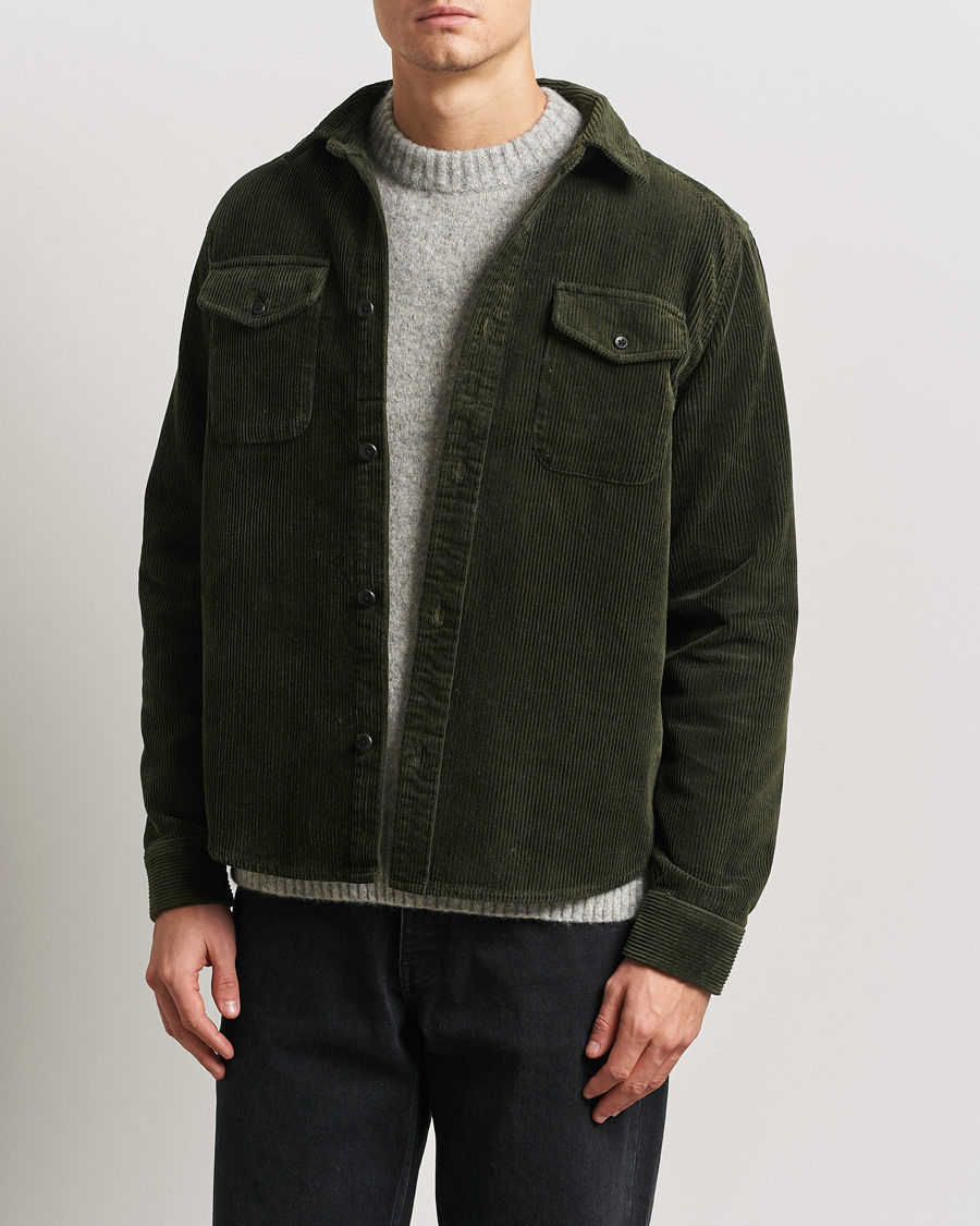 Heren | Overhemden | LES DEUX | Kody Heavy Corduroy Overshirt Rosin