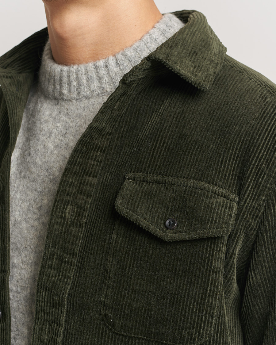 Heren | Overhemden | LES DEUX | Kody Heavy Corduroy Overshirt Rosin