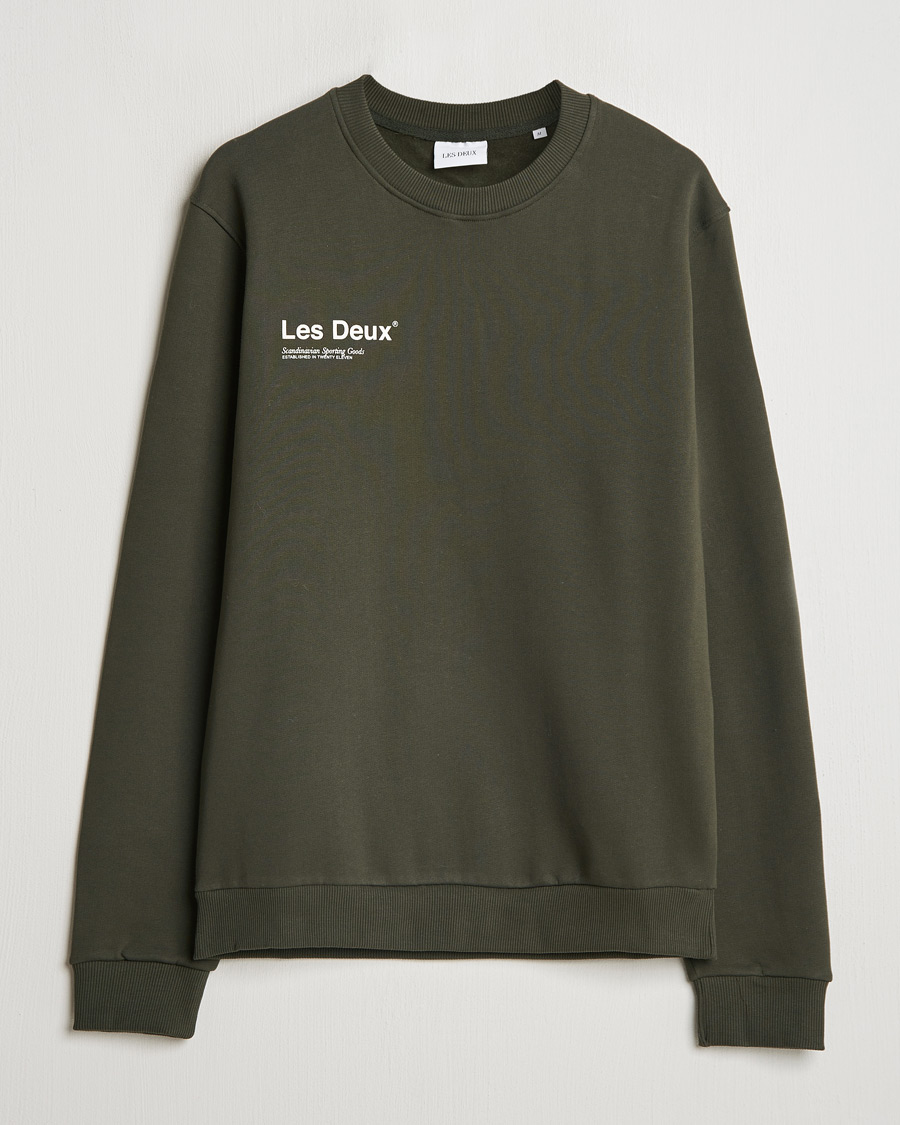 Heren | Truien | LES DEUX | Brody Printed Sweatshirt 2.0 Rosin