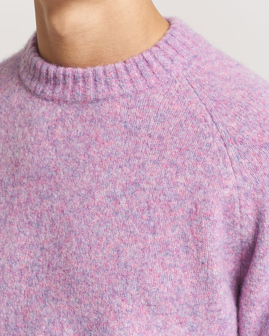 Heren | Truien | LES DEUX | Gilbert Roundneck Knit Oyster Rose Melange