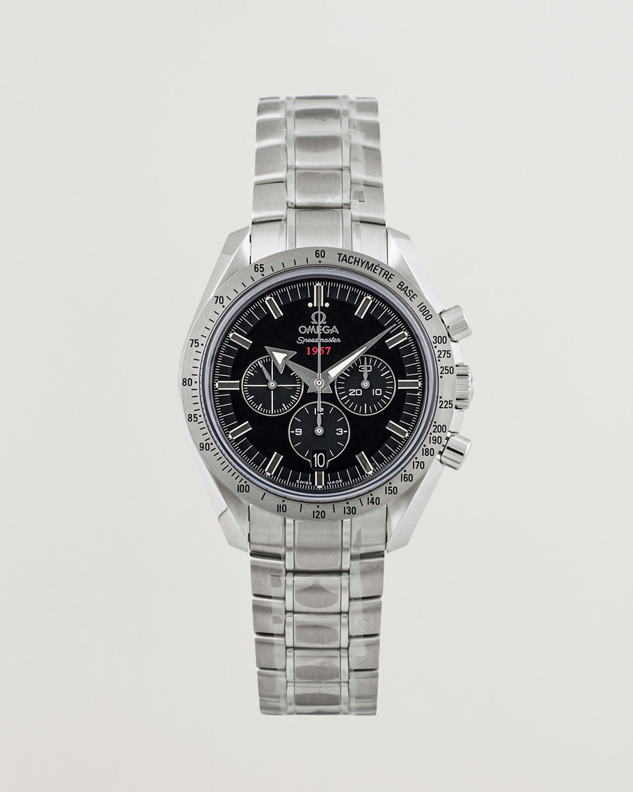 Heren | Omega Pre-Owned Speedmaster Broad Arrow1957 Co-axial Silver | Omega Pre-Owned | Speedmaster Broad Arrow1957 Co-axial Silver