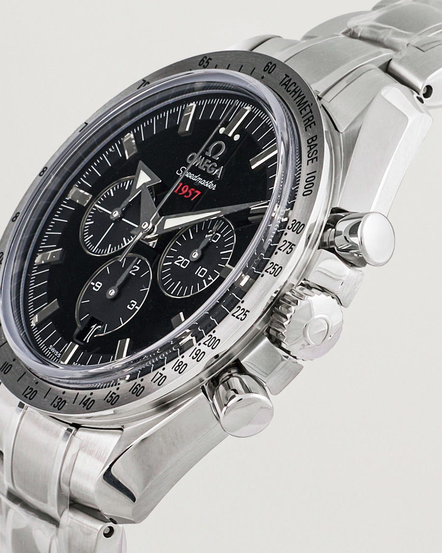 Heren | Omega Pre-Owned Speedmaster Broad Arrow1957 Co-axial Silver | Omega Pre-Owned | Speedmaster Broad Arrow1957 Co-axial Silver