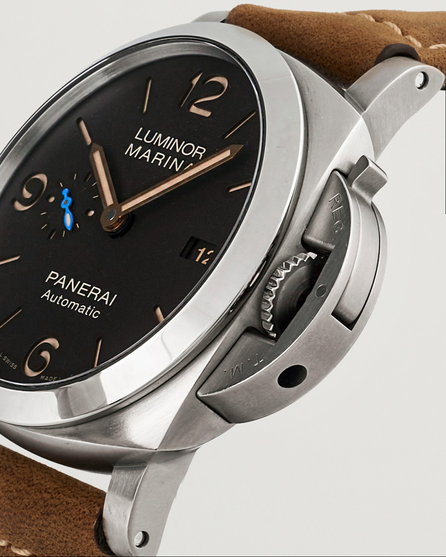 Heren | Panerai Pre-Owned Luminor Marina PAM01351 Silver | Panerai Pre-Owned | Luminor Marina PAM01351 Silver