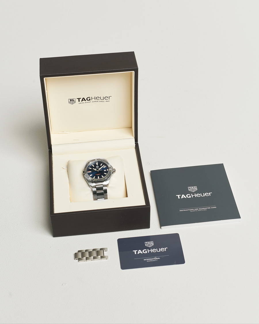 Heren | Tag Heuer Pre-Owned Aquaracer 300M WBD112 Silver | Tag Heuer Pre-Owned | Aquaracer 300M WBD112 Silver