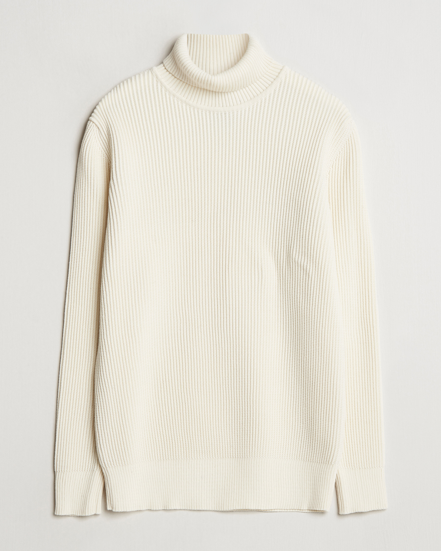 Heren | Truien | S.N.S. Herning | Fender Wool Rollneck Sweater Natural White