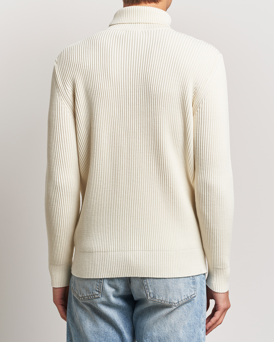 Heren | Truien | S.N.S. Herning | Fender Wool Rollneck Sweater Natural White