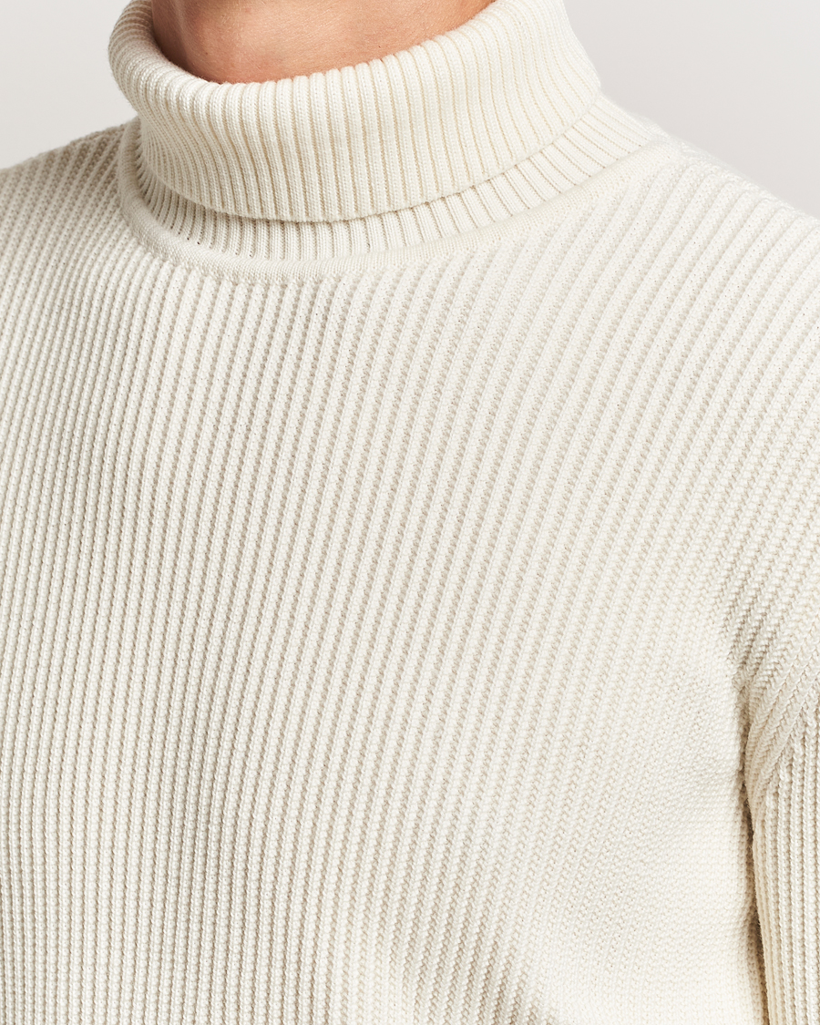 Heren | Truien | S.N.S. Herning | Fender Wool Rollneck Sweater Natural White