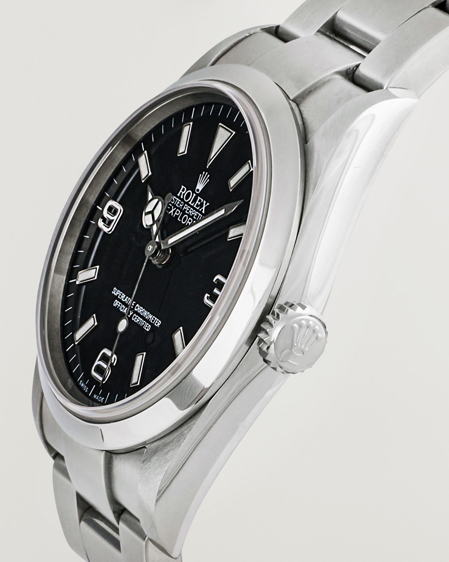 Heren | Rolex Pre-Owned Explorer 114270 Silver | Rolex Pre-Owned | Explorer 114270 Silver