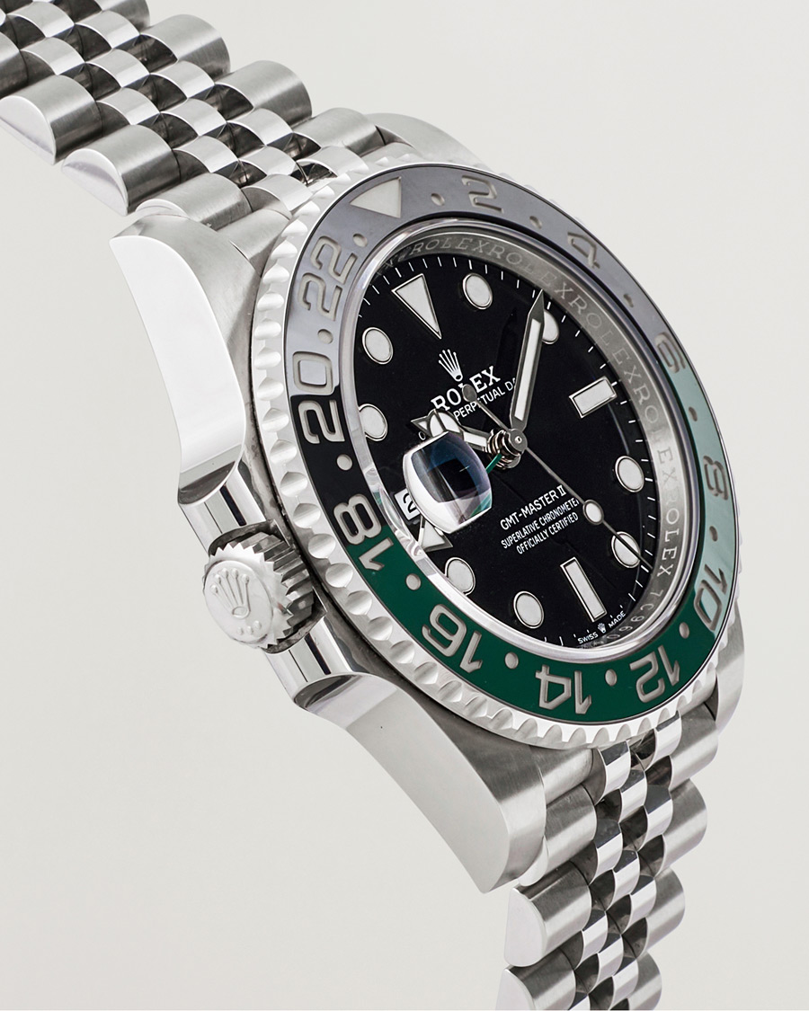 Heren | Rolex Pre-Owned GMT-Master II Sprite 126720VTNR Silver | Rolex Pre-Owned | GMT-Master II Sprite 126720VTNR Silver